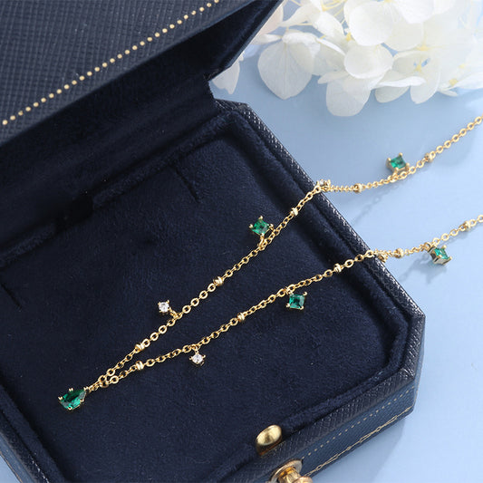 Water Drop Zircon Necklace