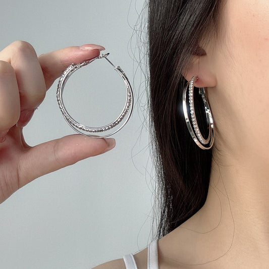 Diamond Earring Korean Simple Temperamental