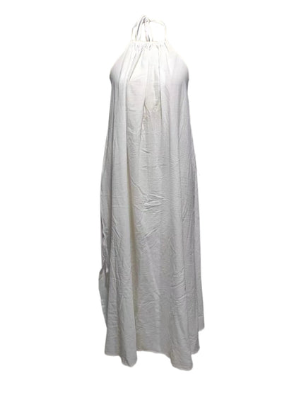 Women's Hanging Neck Backless Suspender Dress