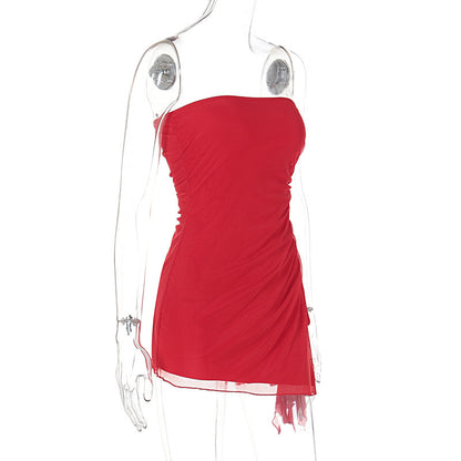 Tube-top Fashion Backless Dresses