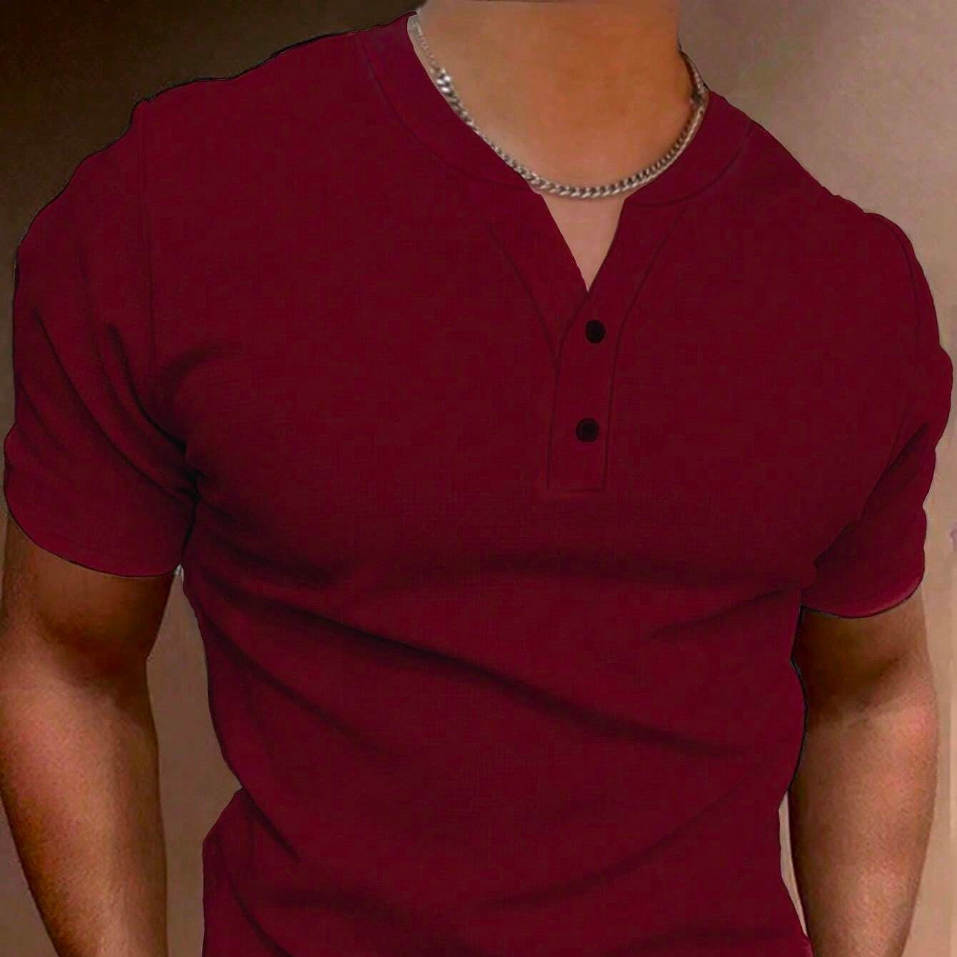 Summer Fashion Men's V-collar