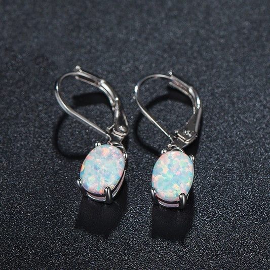 Opal Earrings Ornament