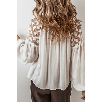V-neck Long Sleeve Pullover
