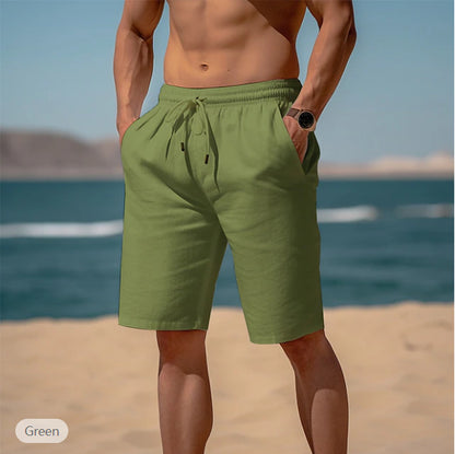 Elastic Waist Breathable Shorts