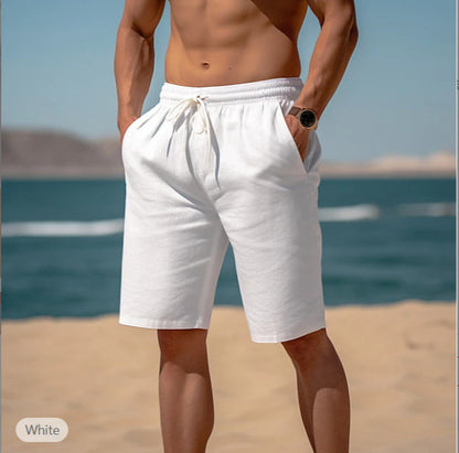 Elastic Waist Breathable Shorts