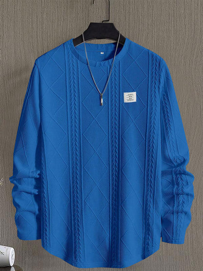 Round Neck Pullover Long Sleeve