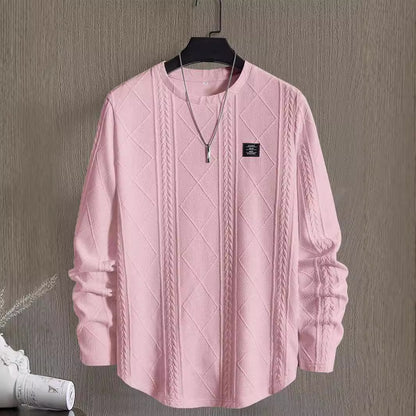 Round Neck Pullover Long Sleeve