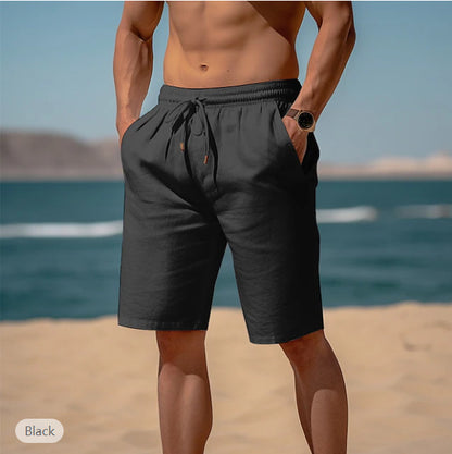 Elastic Waist Breathable Shorts