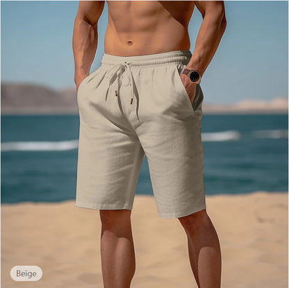 Elastic Waist Breathable Shorts