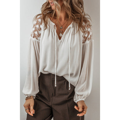 V-neck Long Sleeve Pullover