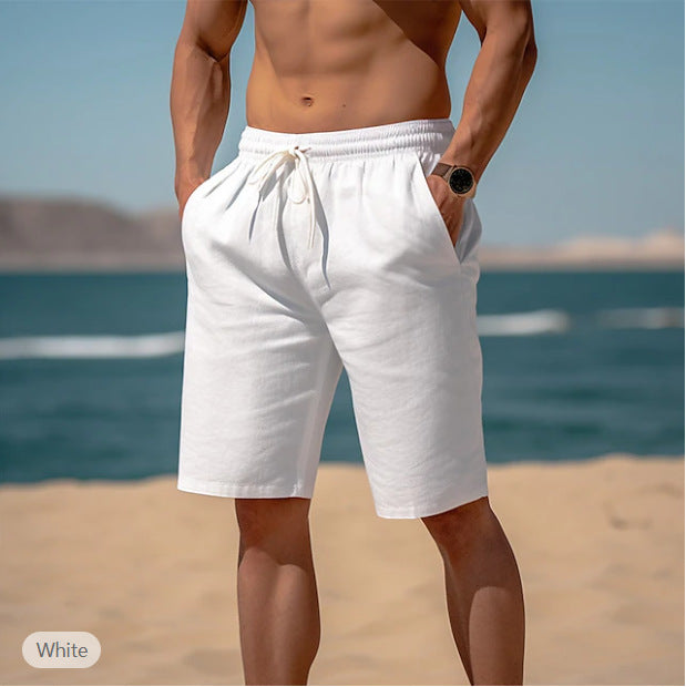 Elastic Waist Breathable Shorts