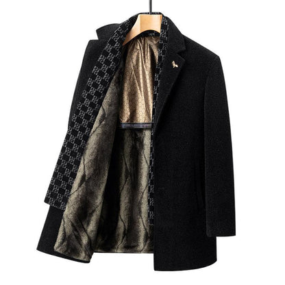 Fashion Men's Velvet Coat