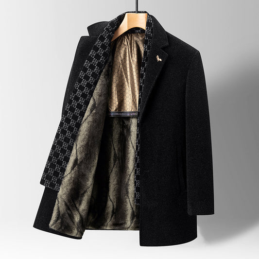 Fashion Men's Velvet Coat