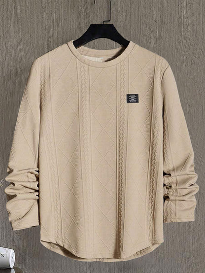 Round Neck Pullover Long Sleeve