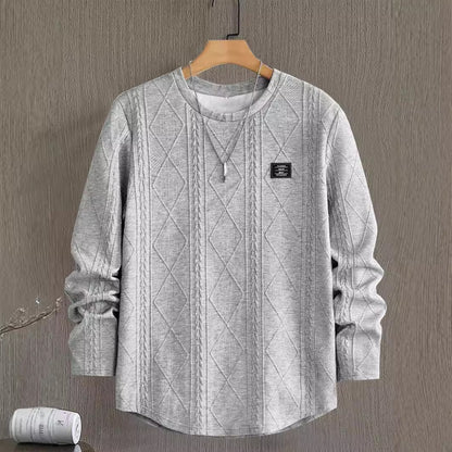 Round Neck Pullover Long Sleeve