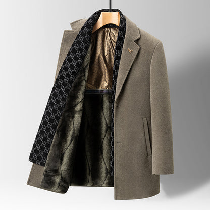 Fashion Men's Velvet Coat