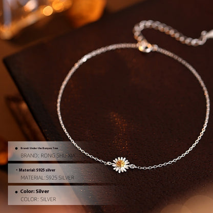 S925 Silver Anklet Thin Chain