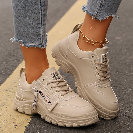 Sports Shoes With Side-Zipper For Women