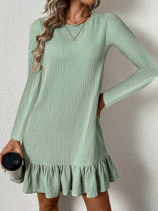 Casual Long Sleeved Dress