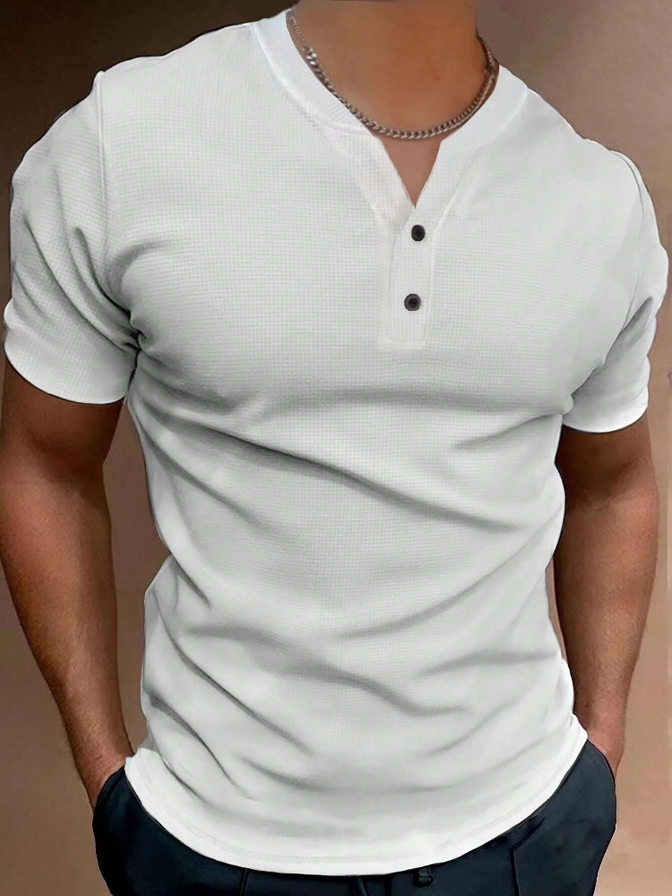 Summer Fashion Men's V-collar
