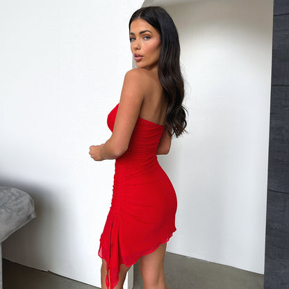 Tube-top Fashion Backless Dresses