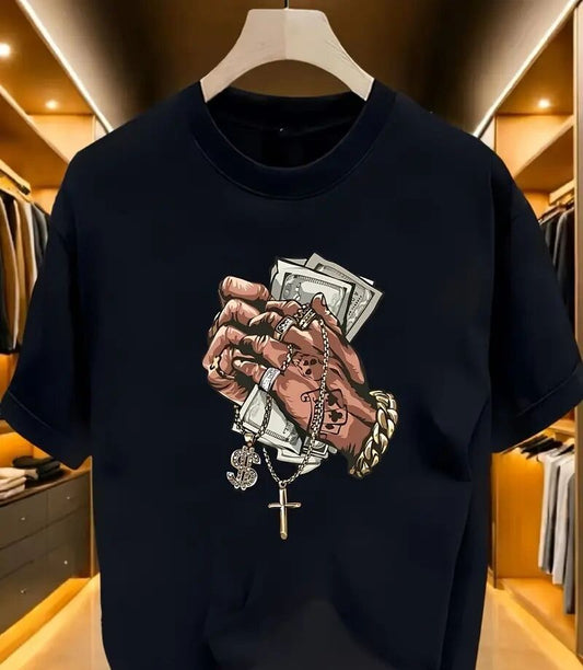 Casual T-Shirt - Comfortable Crew Neck